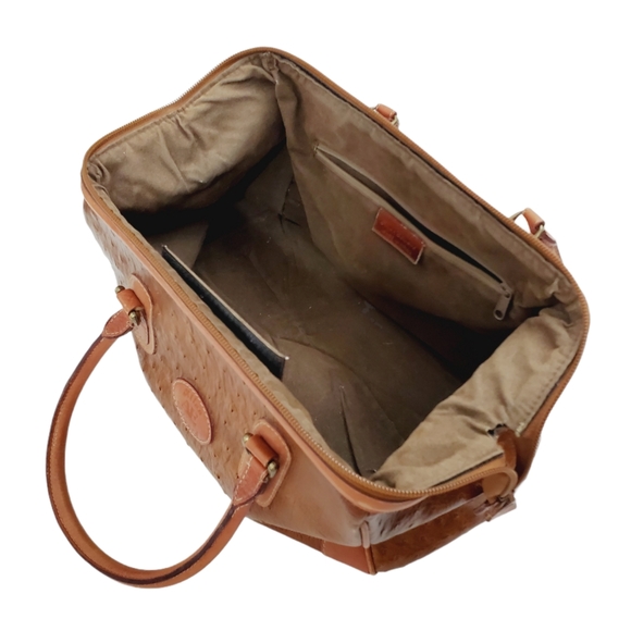 ALLEN EDWARD Handbag Vegan Leather Doctor's Tote Bag - Picture 8 of 13